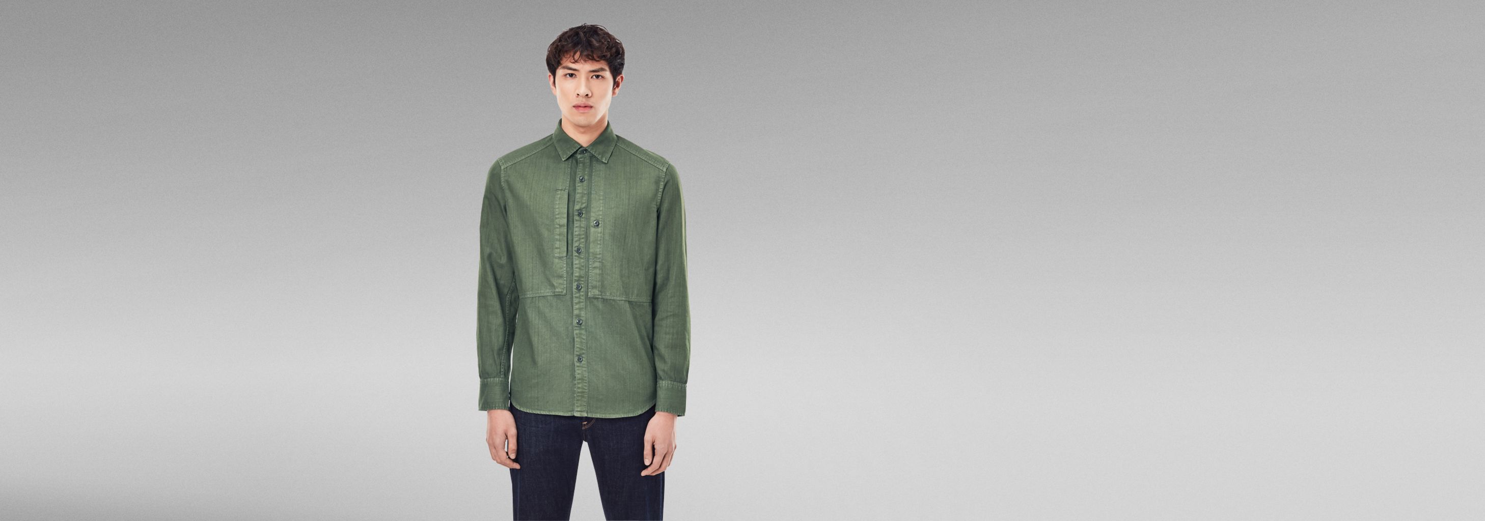 G-STAR RAW（ジースターロゥ）の「Panelled Pocket Slim Shirt