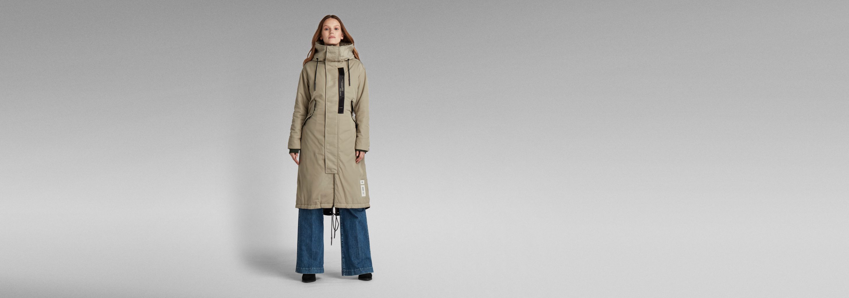 G-STAR RAW / TRANSITIONAL PARKA/中綿コート/XS/ナイロン/KHK/D20568-C935-C626 g-star-transitional-parka-