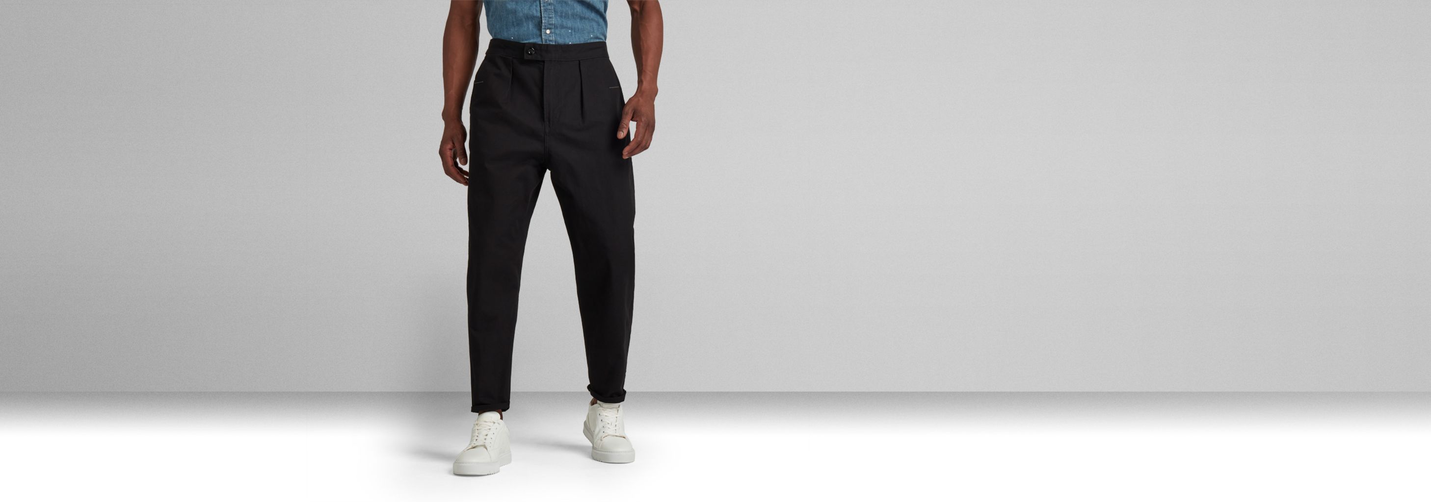 パンツ GLOWNY G MODAL BUTTON PANTS BLACK MUSINSA | GLOWNY G MODAL BUTTON PANTS (BLACK)