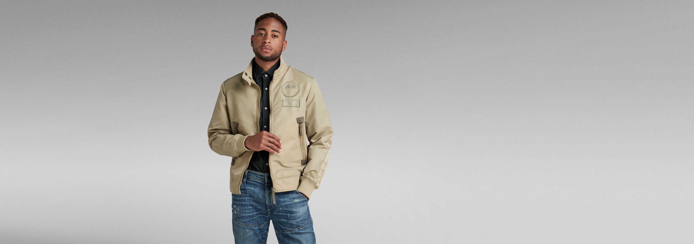 SUNDAYS BEST HARRINGTON JACKET ベージュ XL Sundays Best Beige Cotton XL Harrington Jacket, Stylish