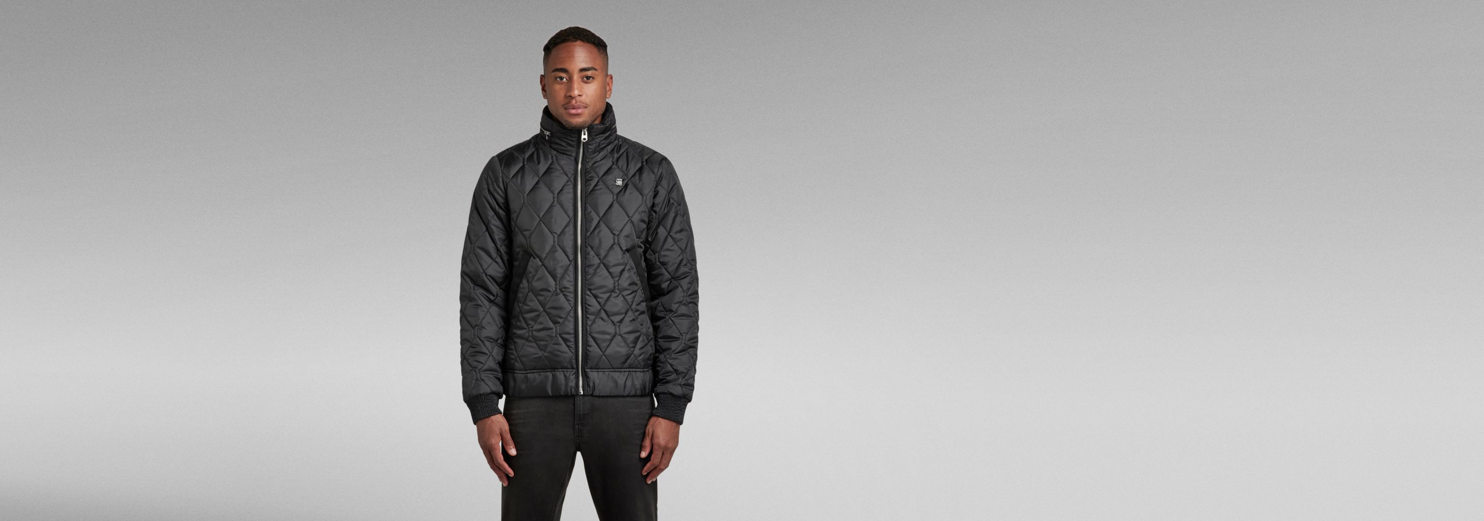 Meefic Quilted Overshirt | Black | G-STAR® US Meefic Quilted Overshirt | Black | G-STAR® US