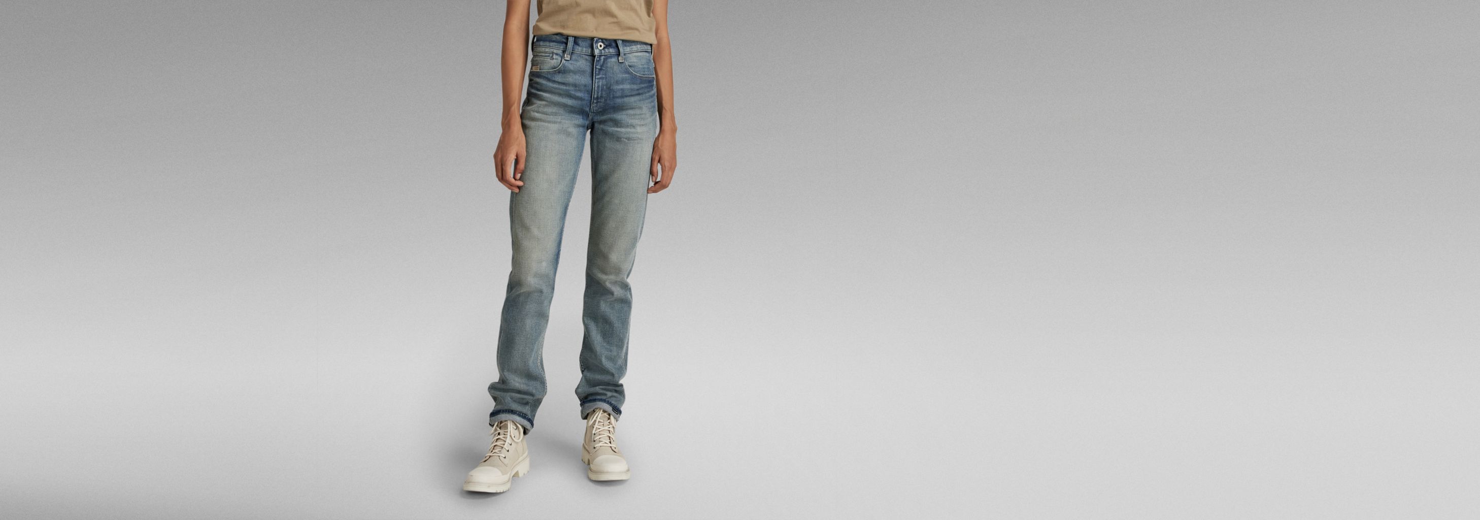 Noxer Straight Selvedge Jeans | Light blue | G-STAR® US