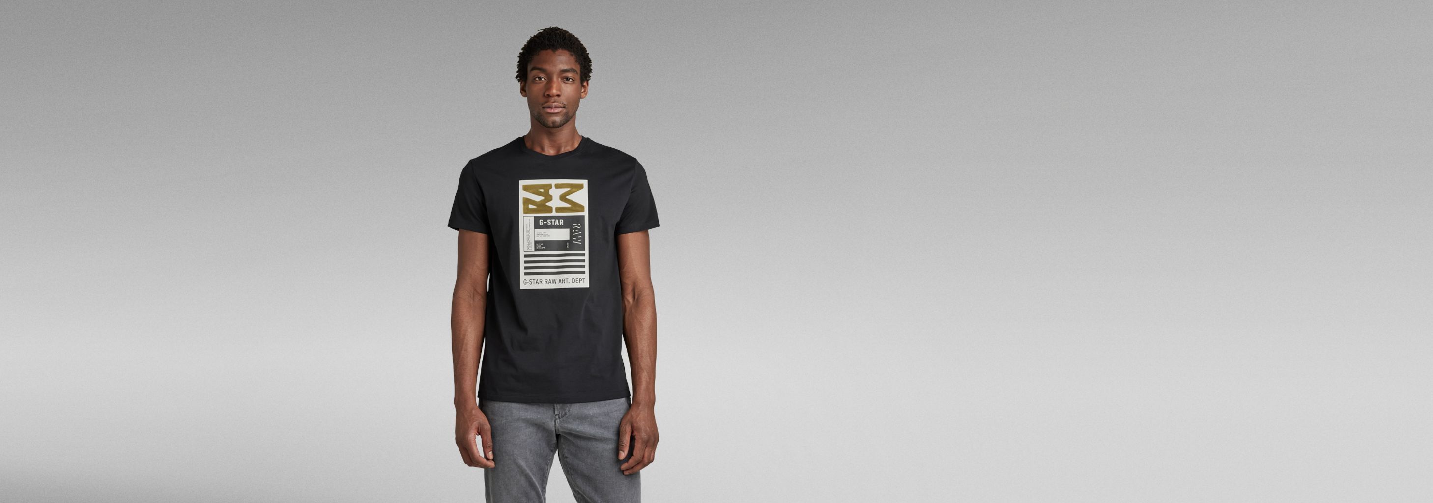 Flock Graphic T-Shirt | ブラック | G-STAR® JP