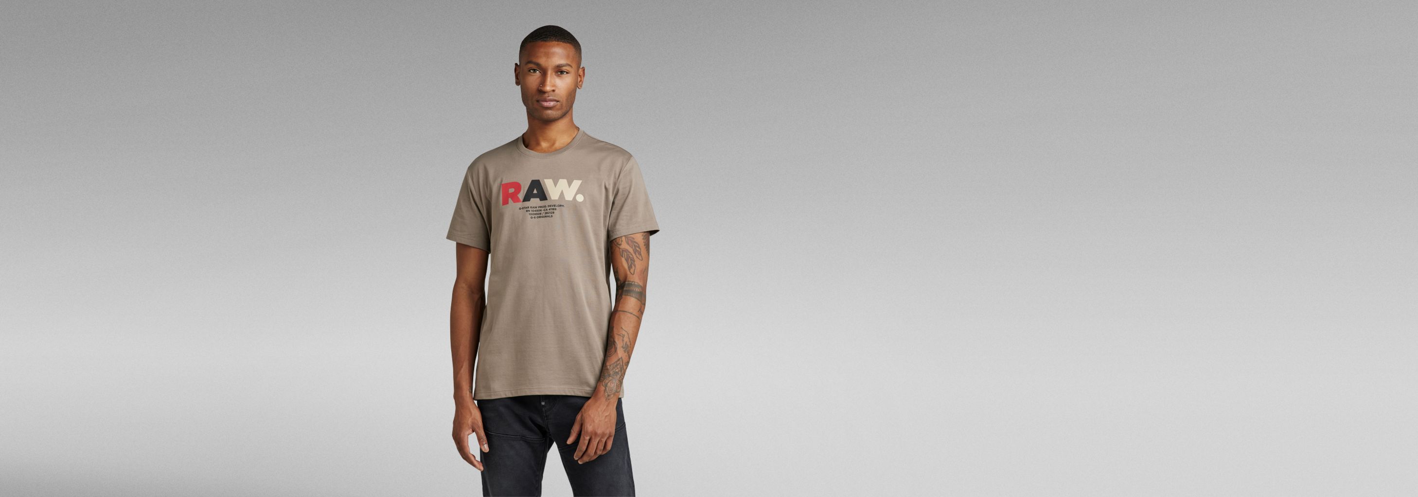 送料込★G-Star★Multi Colored Tシャツ Multi Colored RAW. T-Shirt | Brown | G-STAR® US