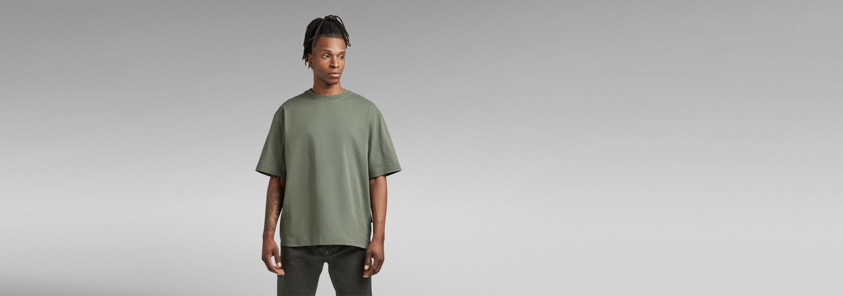 Utility Mix Boxy T-Shirt | Green | G-STAR® US
