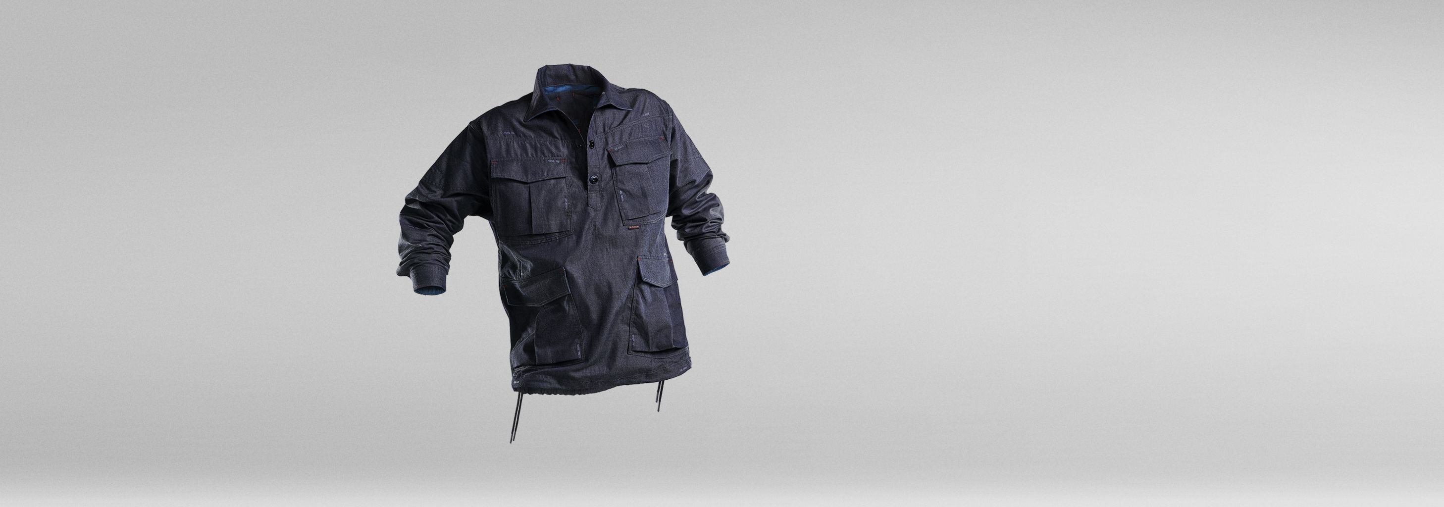 ジースターロウ　E SHANORAK DENIM ジースターロウ US NAVY SHANORAK デニムジャケット