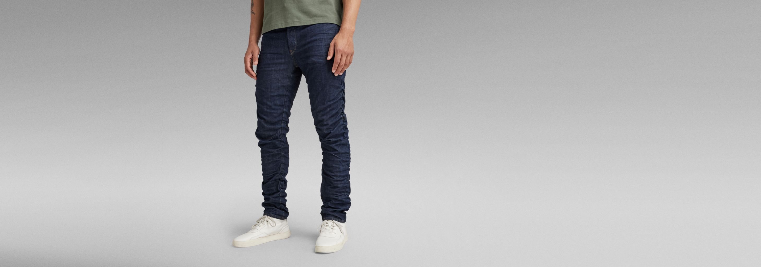 Staq 3D Straight Tapered Jeans | ダークブルー | G-STAR® JP