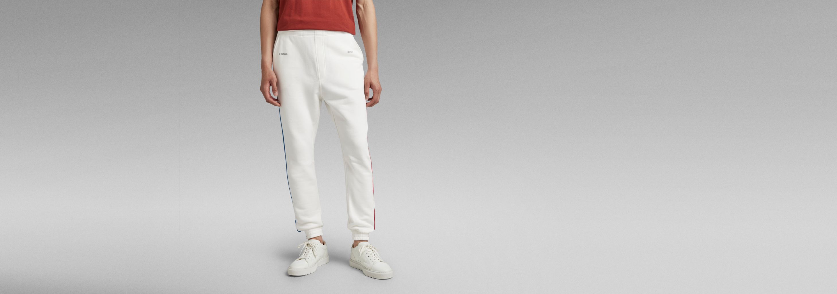 Track Sweat Pants | White | G-STAR® US