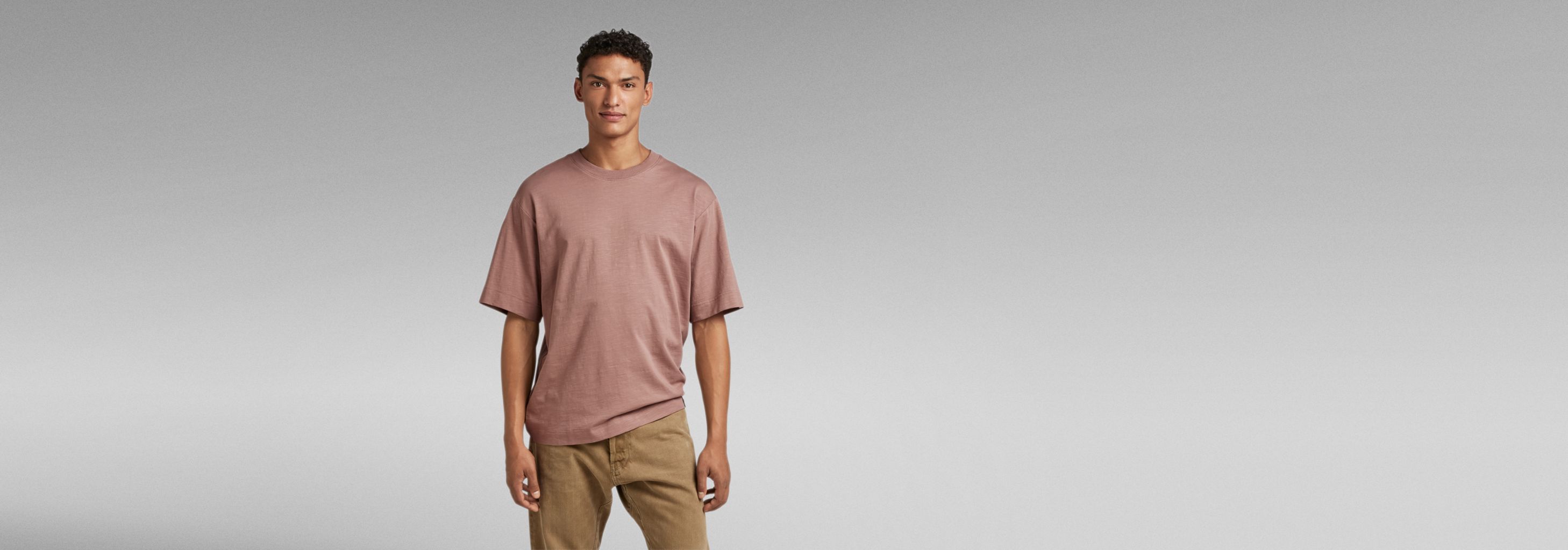 Oversized Boxy T-Shirt Essential | Brown | G-STAR® US