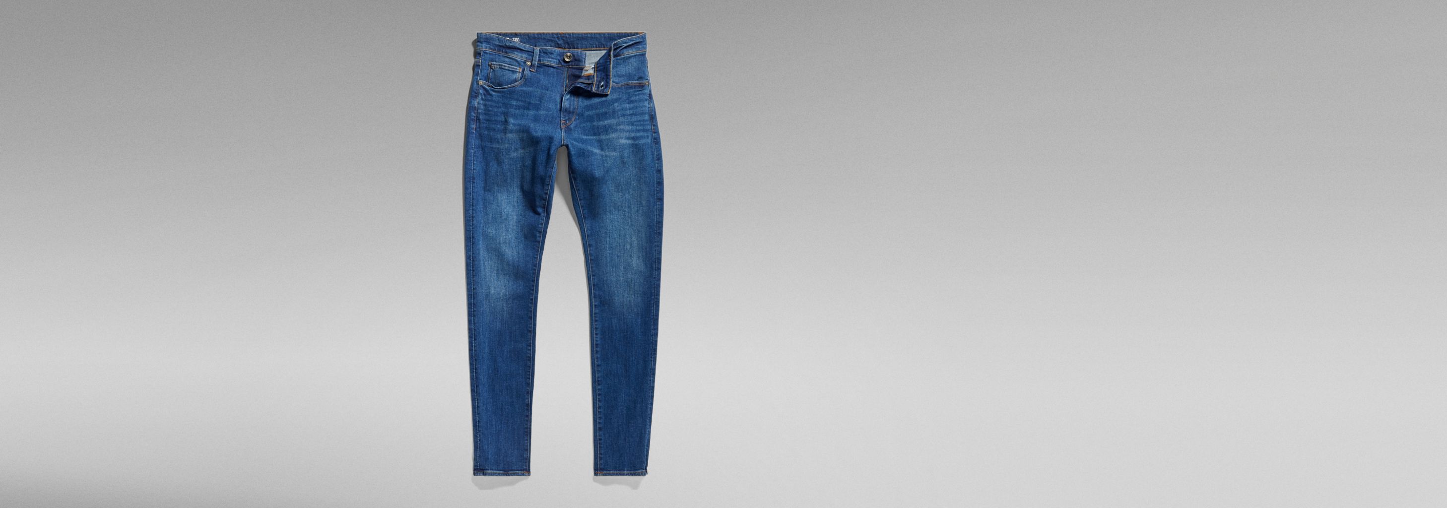 3301 Skinny Jeans | Medium blue | G-STAR® US