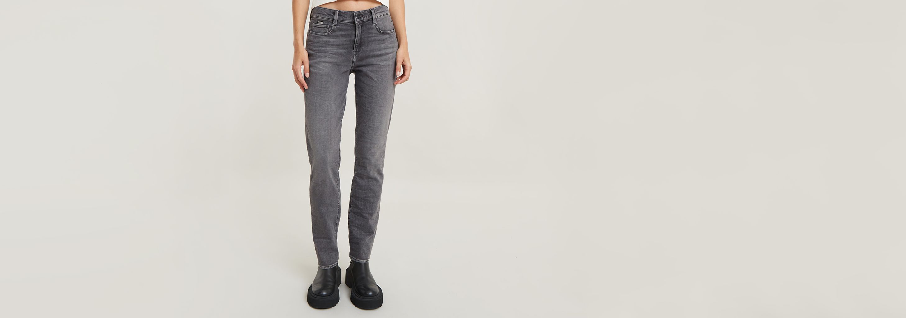Ace 2.0 Slim Straight Jeans | Grey | G-STAR® LT
