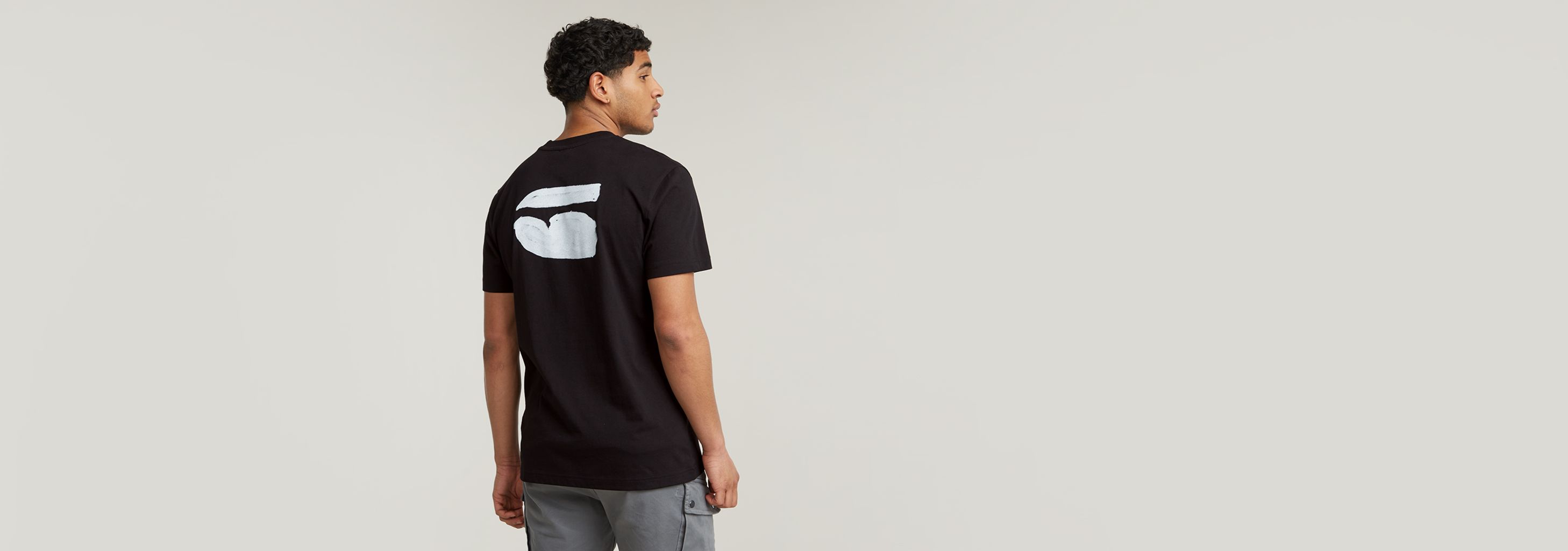送料込★G-Star★Burger Back 半袖Tシャツ Burger Back Print T-Shirt | Black | G-STAR® US