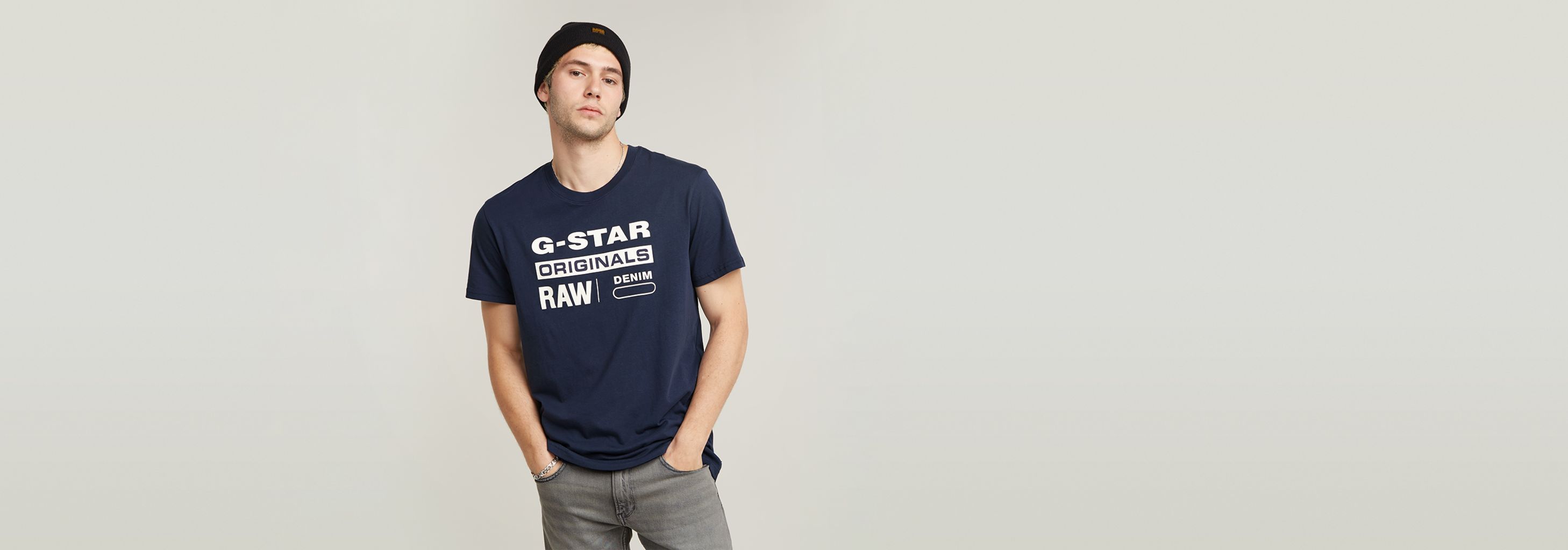 送料込★G-Star★リブネック Graphic 8 Tシャツ g-star-graphic-8-t-shirt-dark-