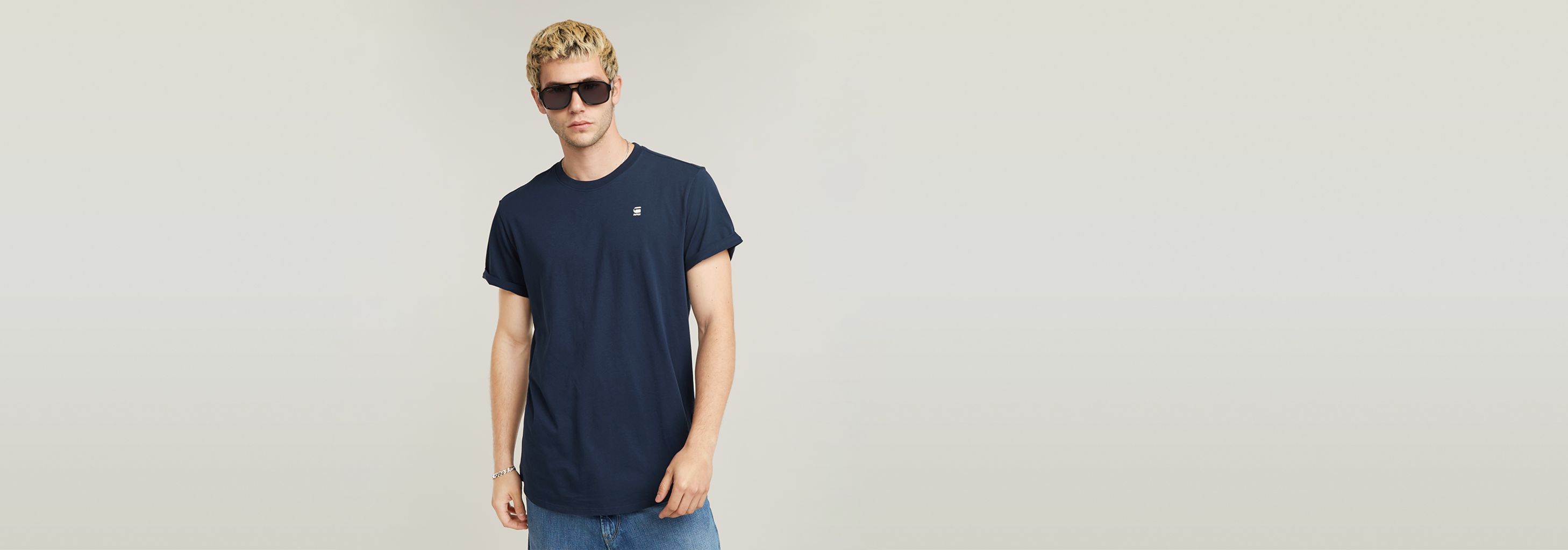 Lash T-Shirt | Azul oscuro | G-STAR® ES