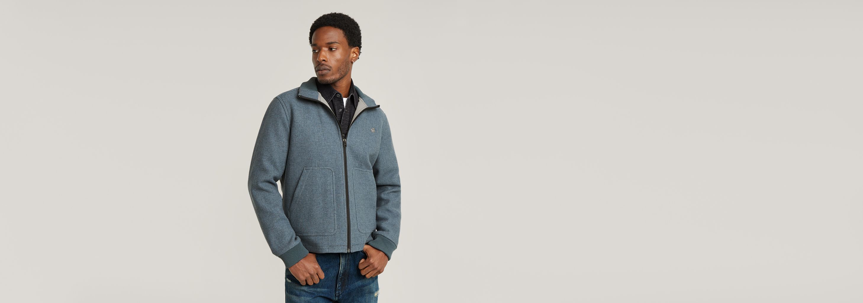Wool Utility Jacket | Grey | G-STAR® US