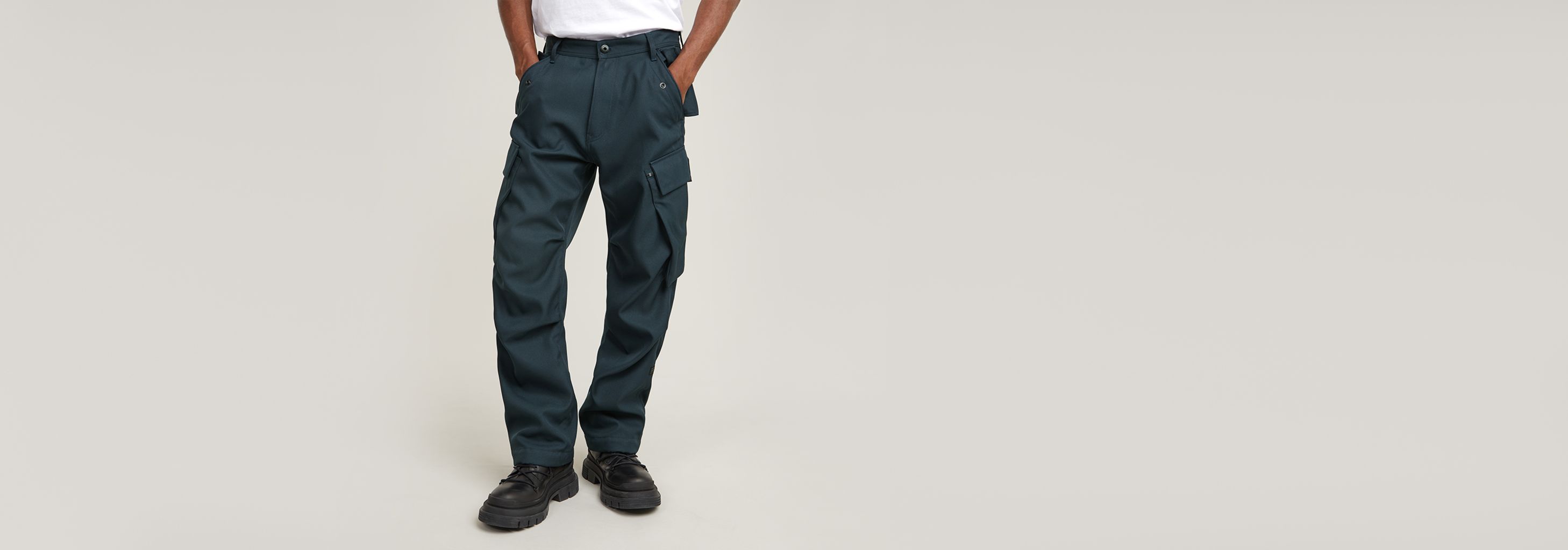 R-3N Regular Straight Cargo Pants | Dark blue | G-STAR® US