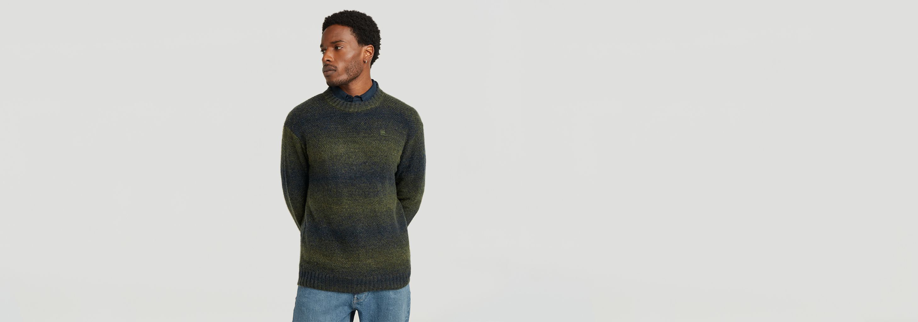 Gradient Knitted Sweater | Multi color | G-STAR® NZ
