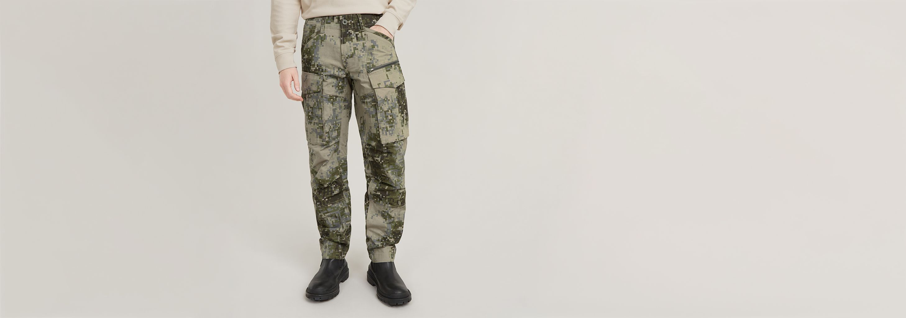 Rovic Pants Zip 3D Regular Tapered | Multi color | G-STAR® AE