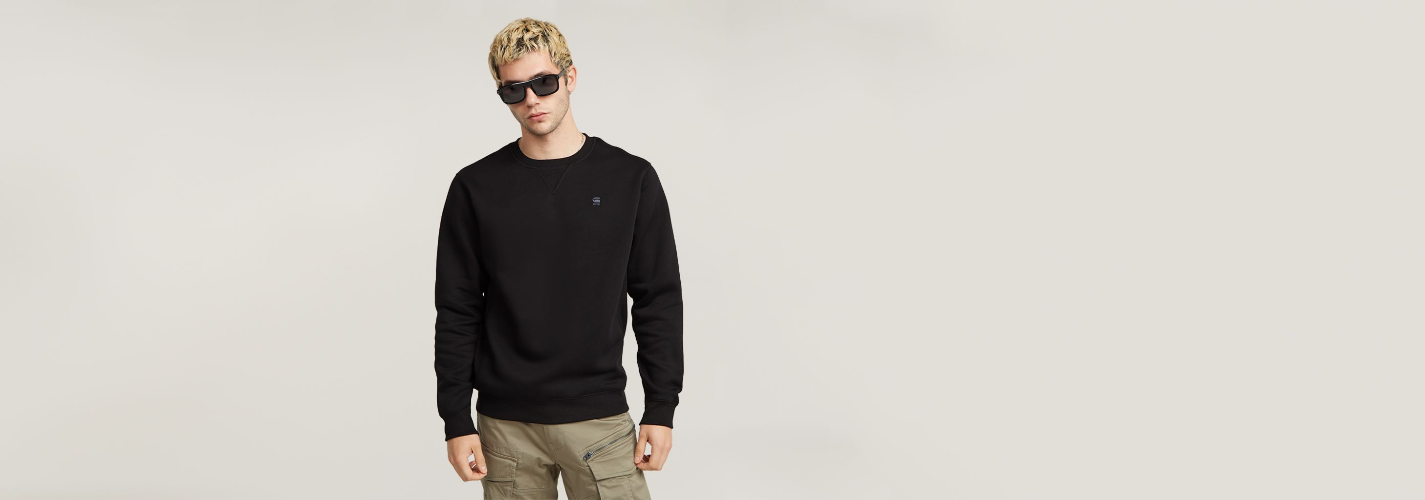 Premium Core Sweater | ブラック | G-STAR® JP