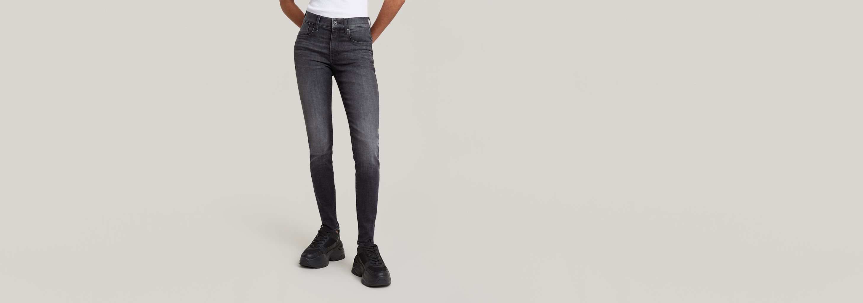 送料込★G-Star★ジーンズ Lhana Skinny デニム Lhana Skinny Jeans | Black | G-STAR® US