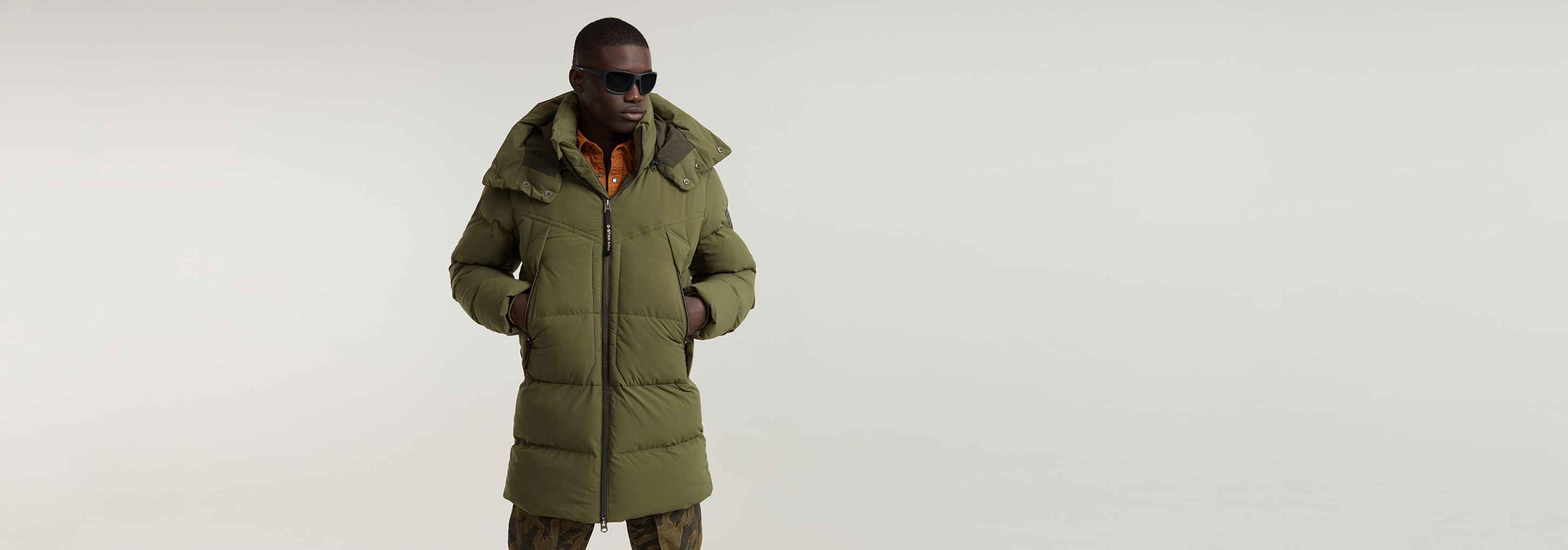 G- Whistler Padded Hooded Parka 2.0 | Green | G-STAR® US