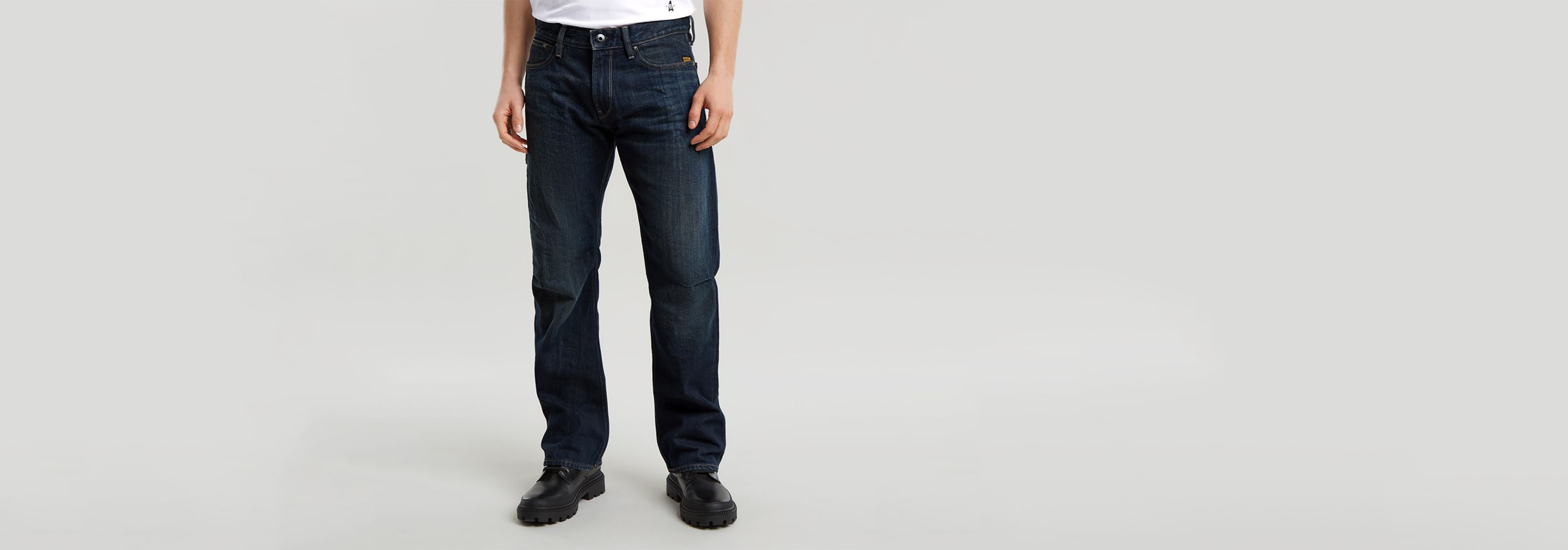 【SCENERITY】Dark blue bootcut denim pants Dark Blue Grommet Tape Low-Rise Bootcut Jeans | Hot Topic