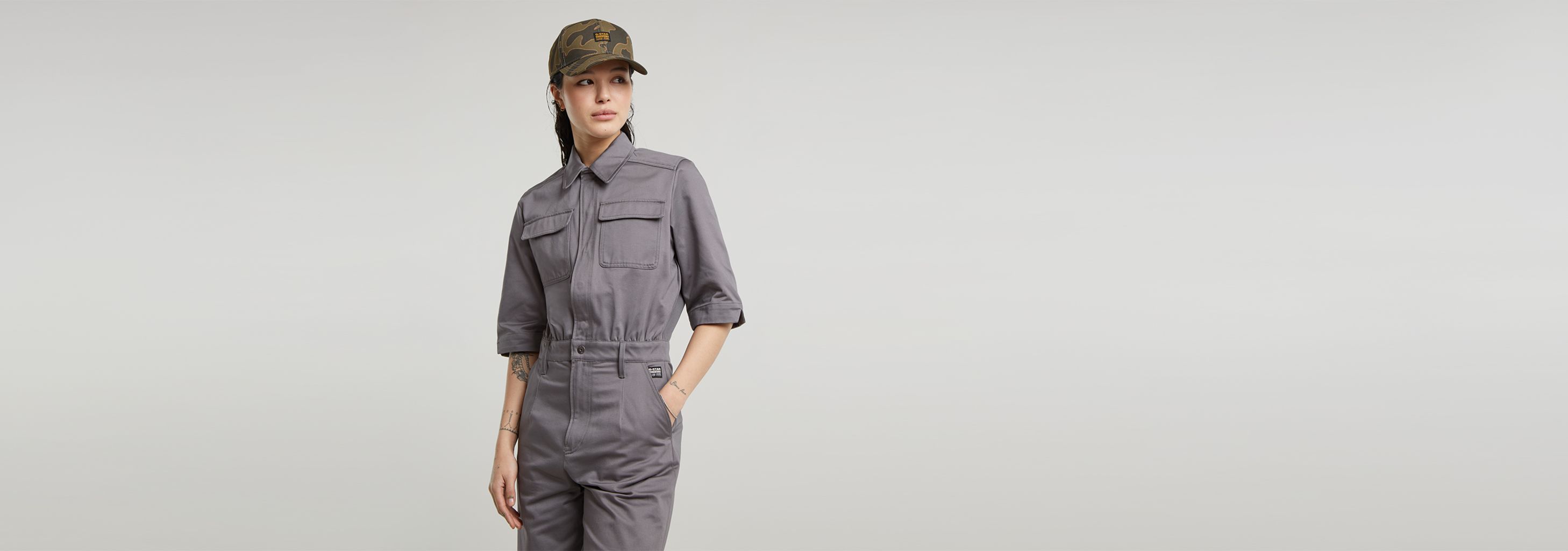 Core Jumpsuit | Grey | G-STAR® US