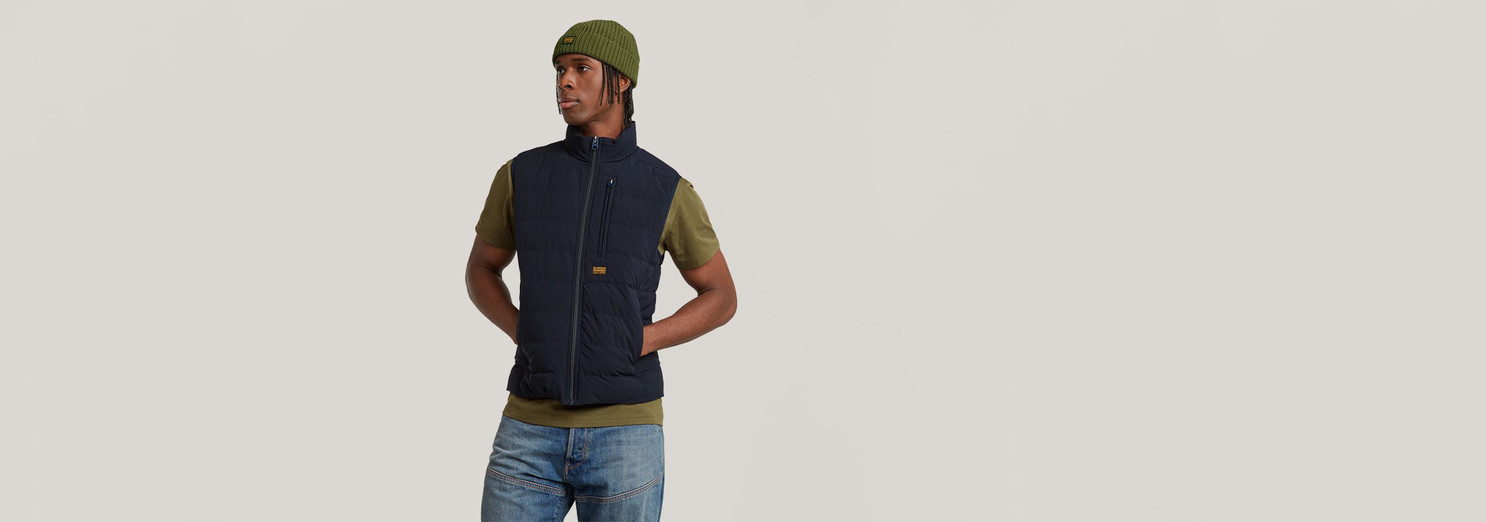 Foundation Liner Vest | Dark blue | G-STAR® US