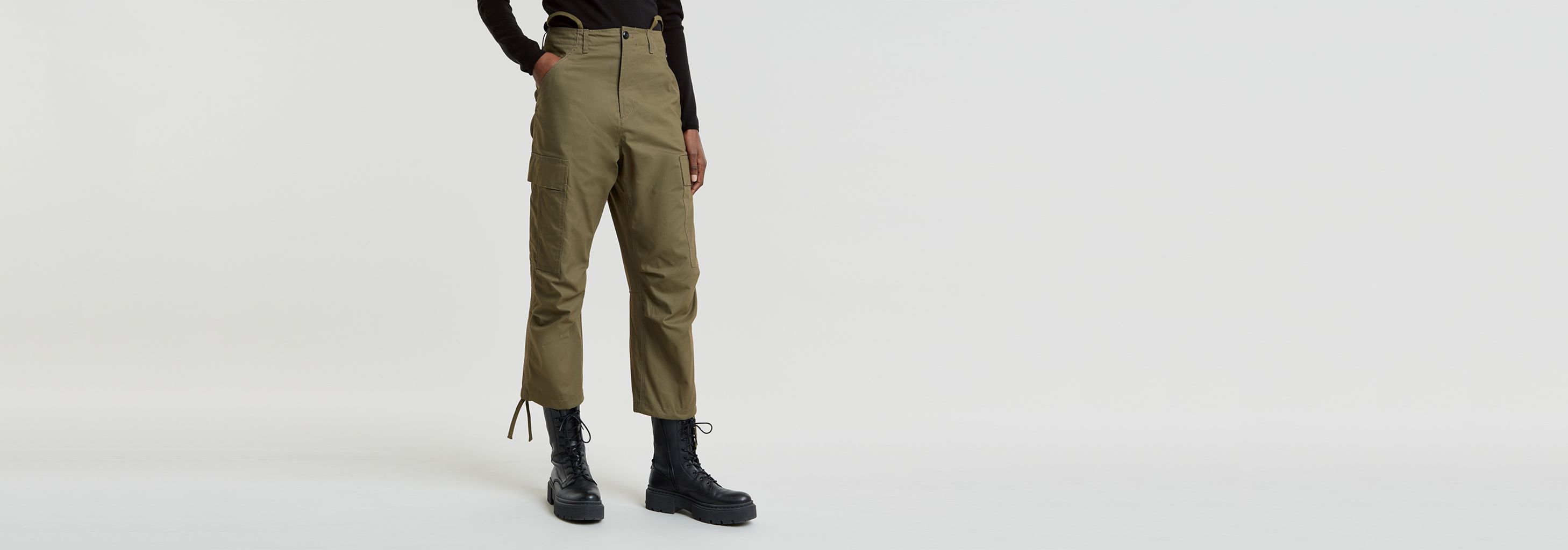 パンツ nuit.drawstring cropped cargo Time and Tru Women's Linen Blend Cropped Cargo Pants, 28