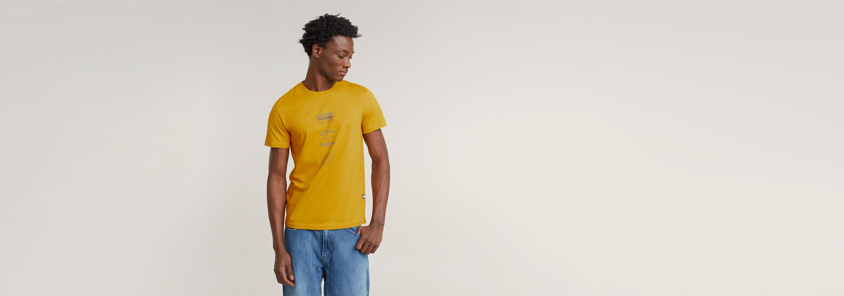 Multi Originals T-Shirt | Yellow | G-STAR® US