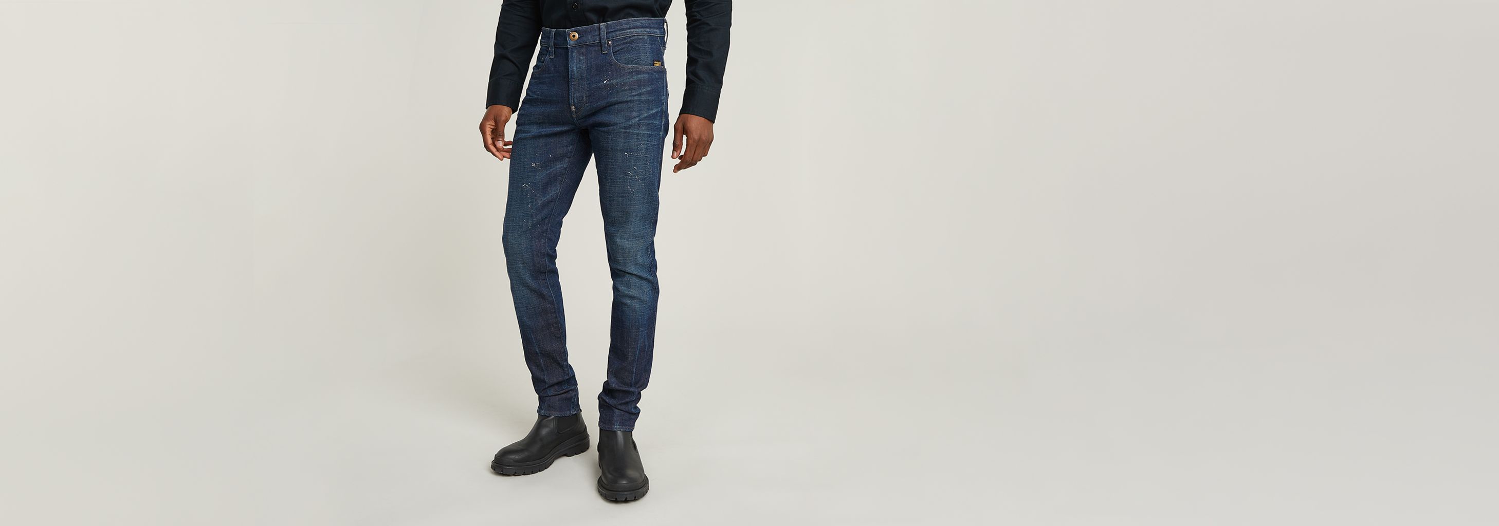 G-STAR RAW Denim ダークブルー ジーンズ　ストレート　w32 ms-sanshin_gstar1230