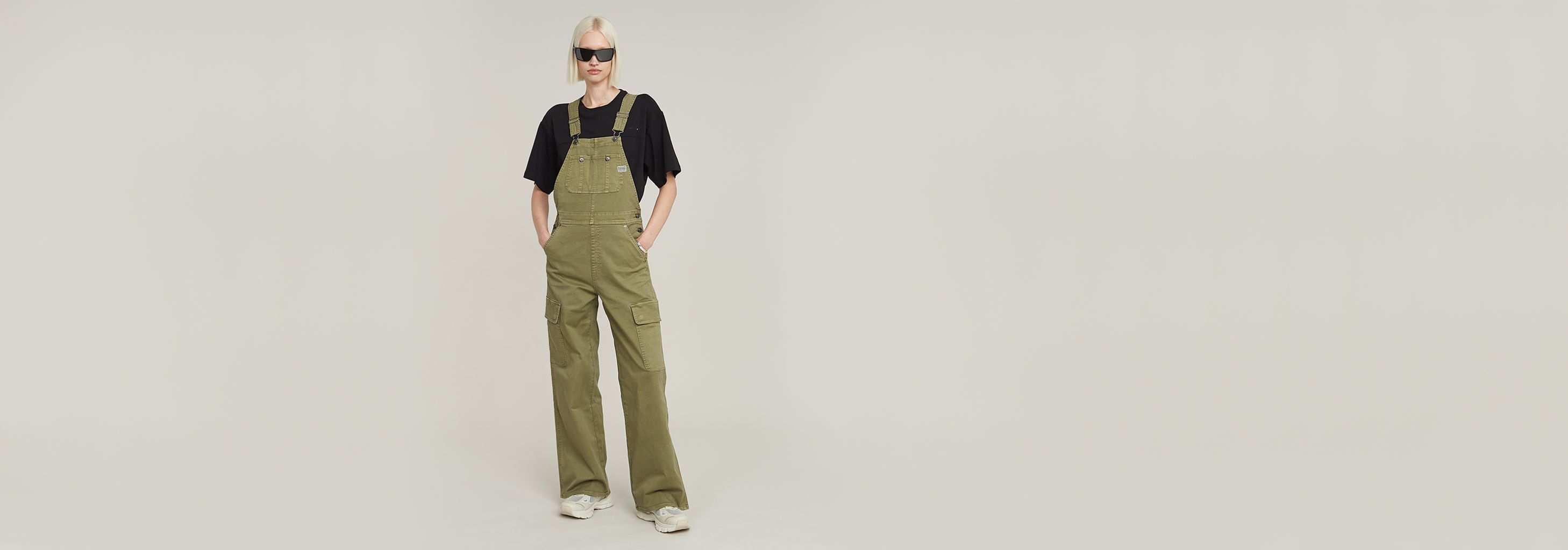 Straight Dungaree | Green | G-STAR® CA