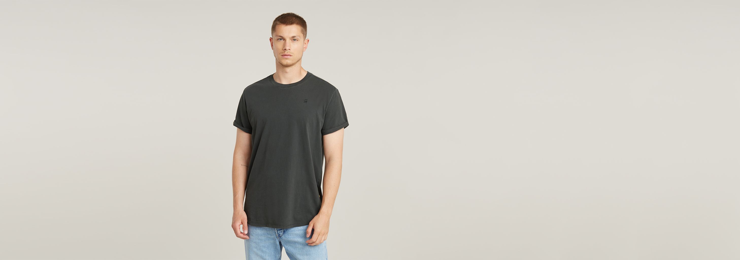 送料込★G-Star★Lash Tシャツ G-STAR Raw Mens Lash Crew Neck Short Sleeve T-Shirt, Black