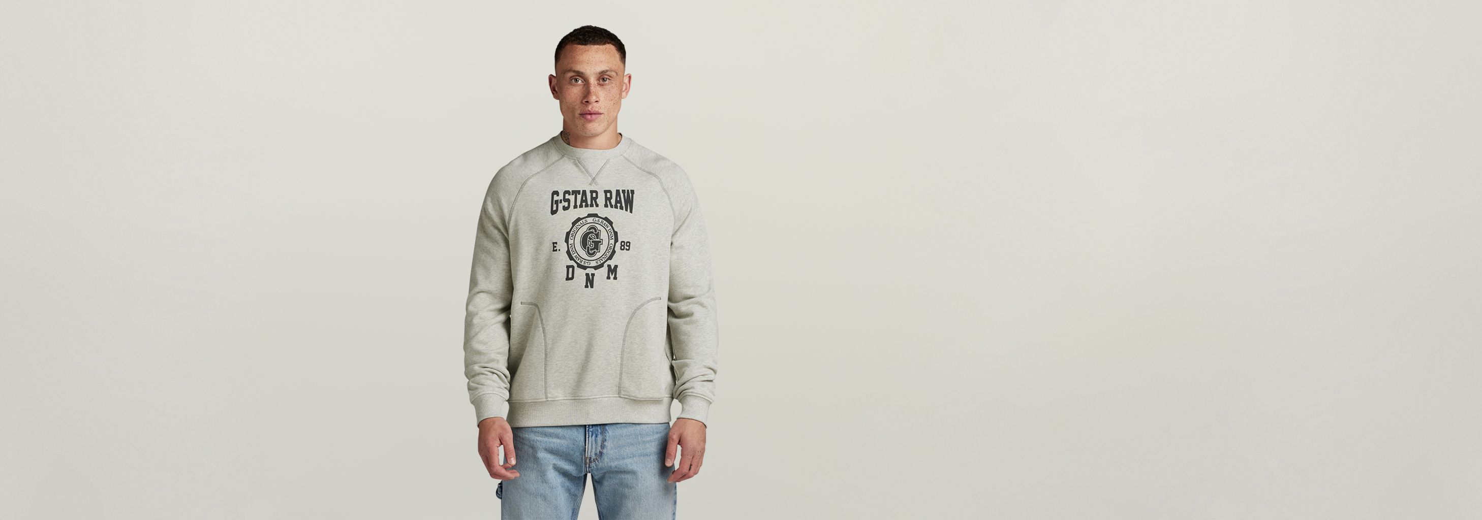 送料込★G-Star★Collegic Raglan Loose R スウェットシャツ G-Star RAW｜【公式ショップ】COLLEGIC RAGLAN LOOSE SWEATER