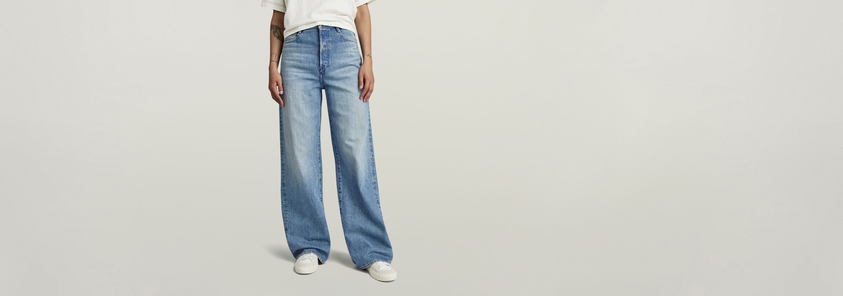 Deck 2.0 High Loose Jeans | Medium blue | G-STAR® NL