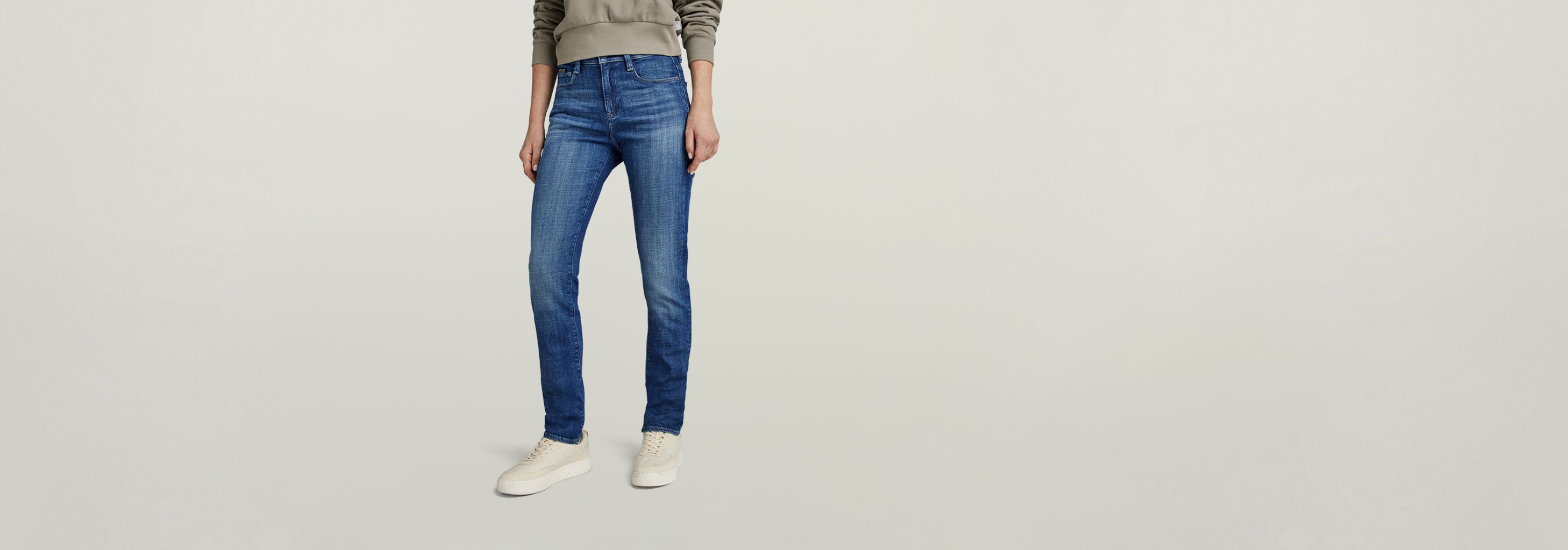 Ace 2.0 Slim Straight Jeans | Mittelblau | G-STAR® DE