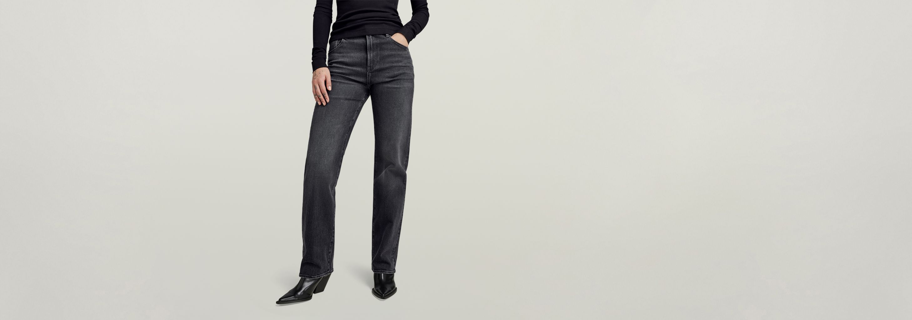 パンツ Takeoff Black denim Black Denim Back Lace Up Pants – THE SHOP YOHJI YAMAMOTO