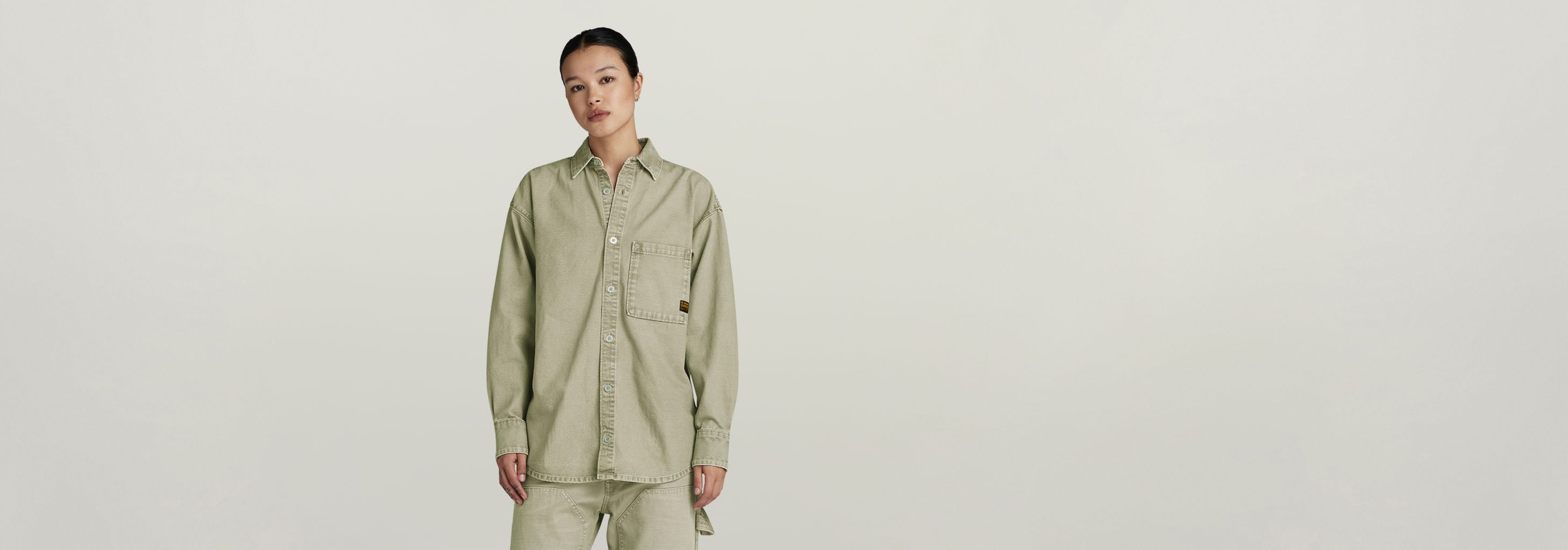 【G-Star】MOWER DENIM OVERSHIRT WMN Women's Overshirts | Shackets & Shirt Jackets | G-Star RAW® US