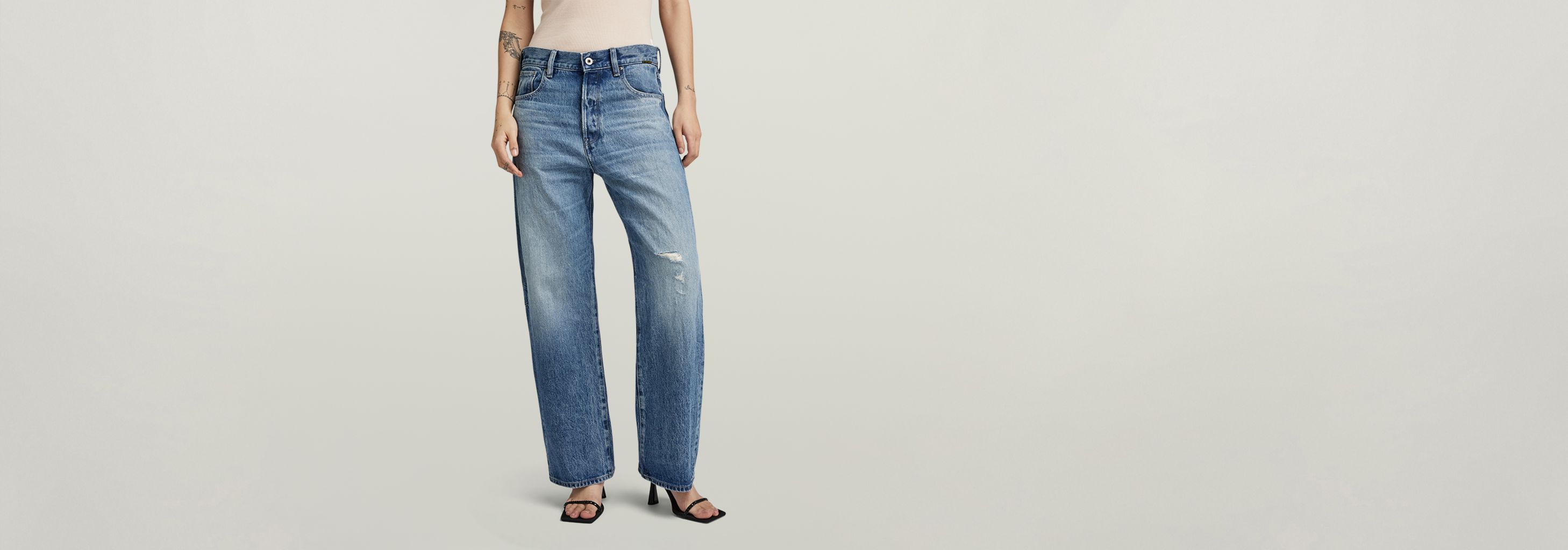 Bowey Ankle Boyfriend Jeans Light blue G-STAR® ZA