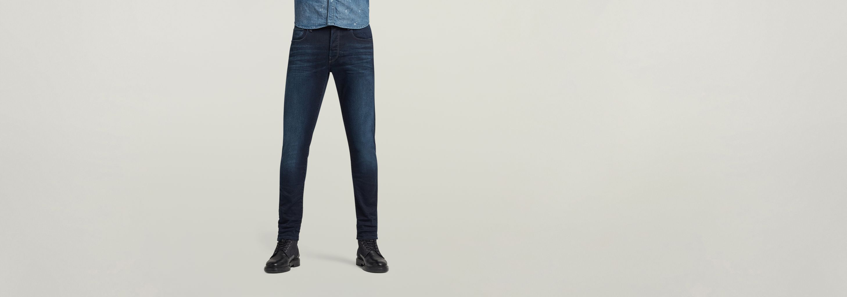 3301 Slim Jeans | ダークブルー | G-STAR® JP