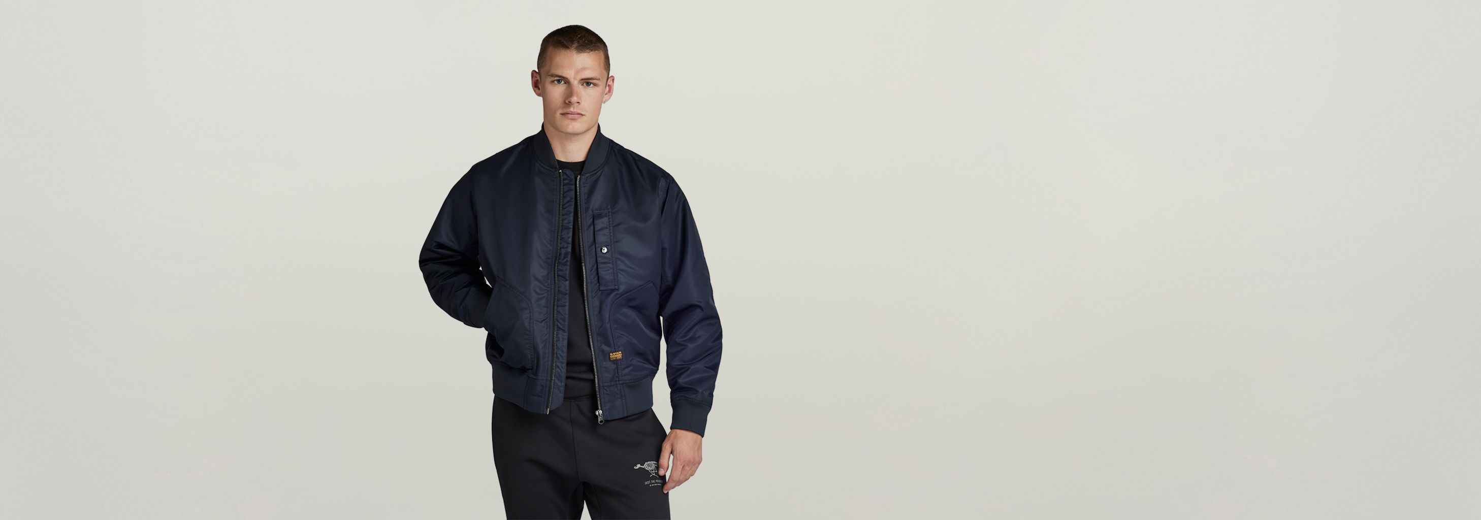 Deck Bomber Bleu foncé G-STAR® FR