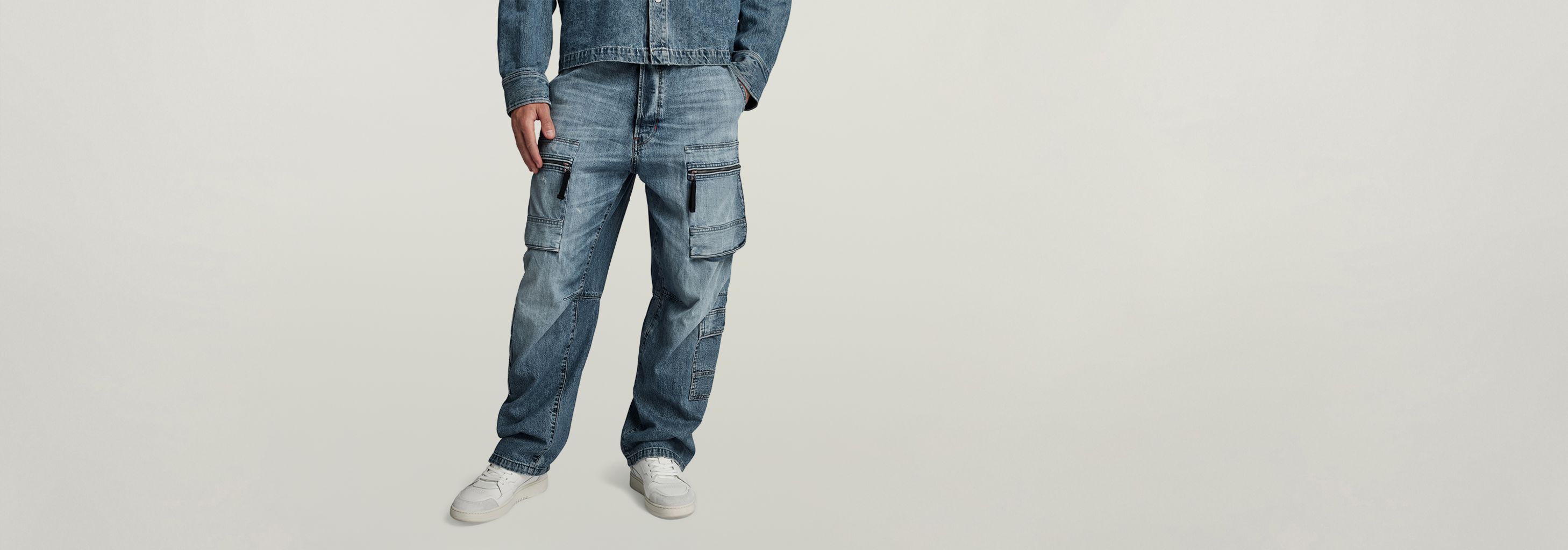 G-STAR RAW (ジースターロゥ) ZIPPY CARGO RELAXED TAPERED