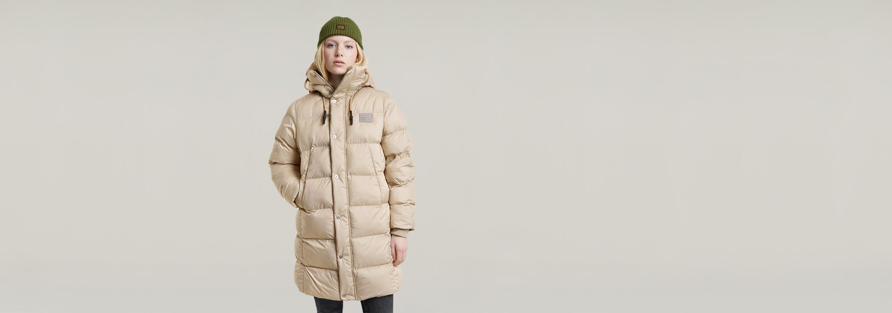 Whistler Parka Puffer Beige G-STAR® DE