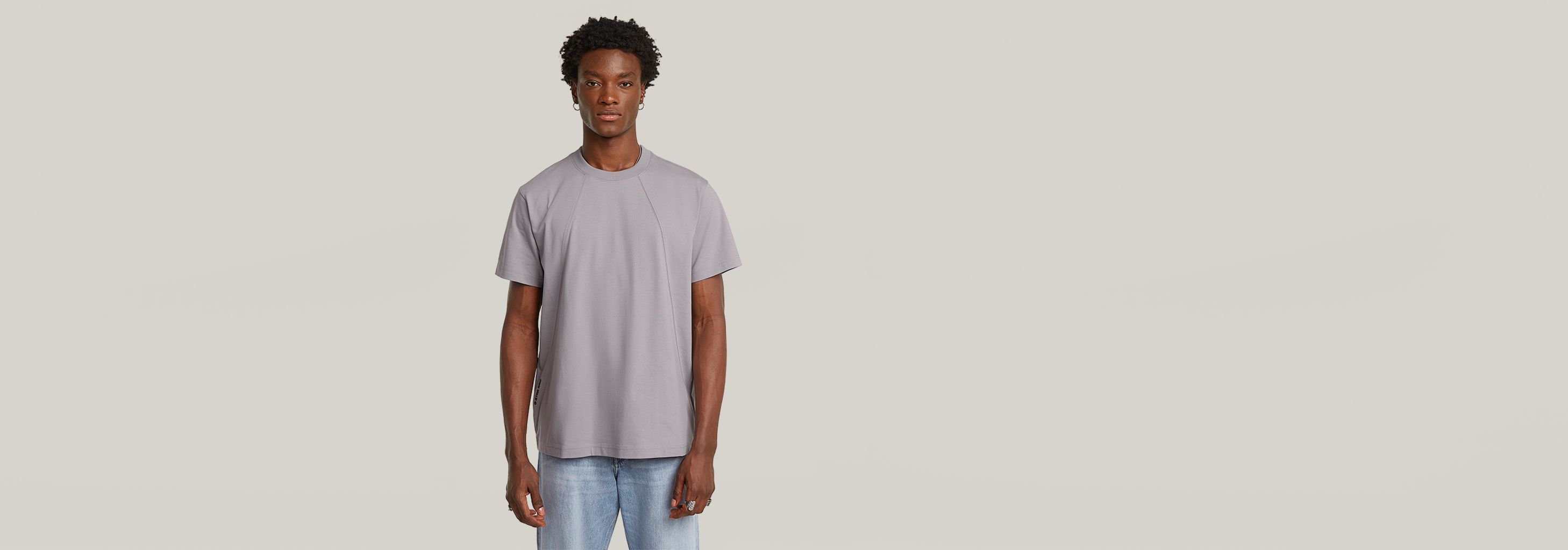 Seam Detail Loose T-Shirt | グレー | G-STAR® JP
