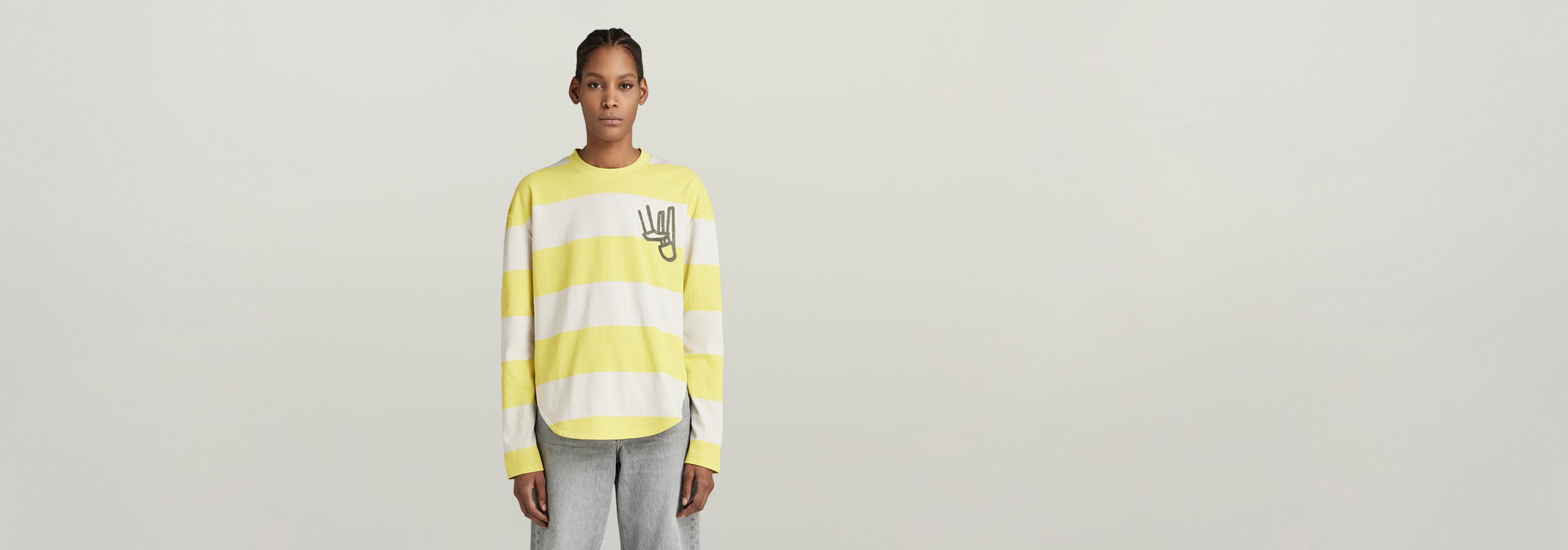 JUSGLITTY - ころも Tail Condoleezza Ruffle Pullover