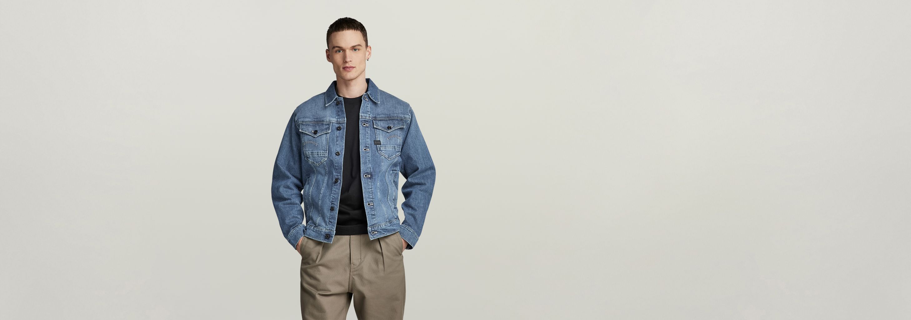 Unisex Arc 3D Jacket | Medium blue | G-STAR® US