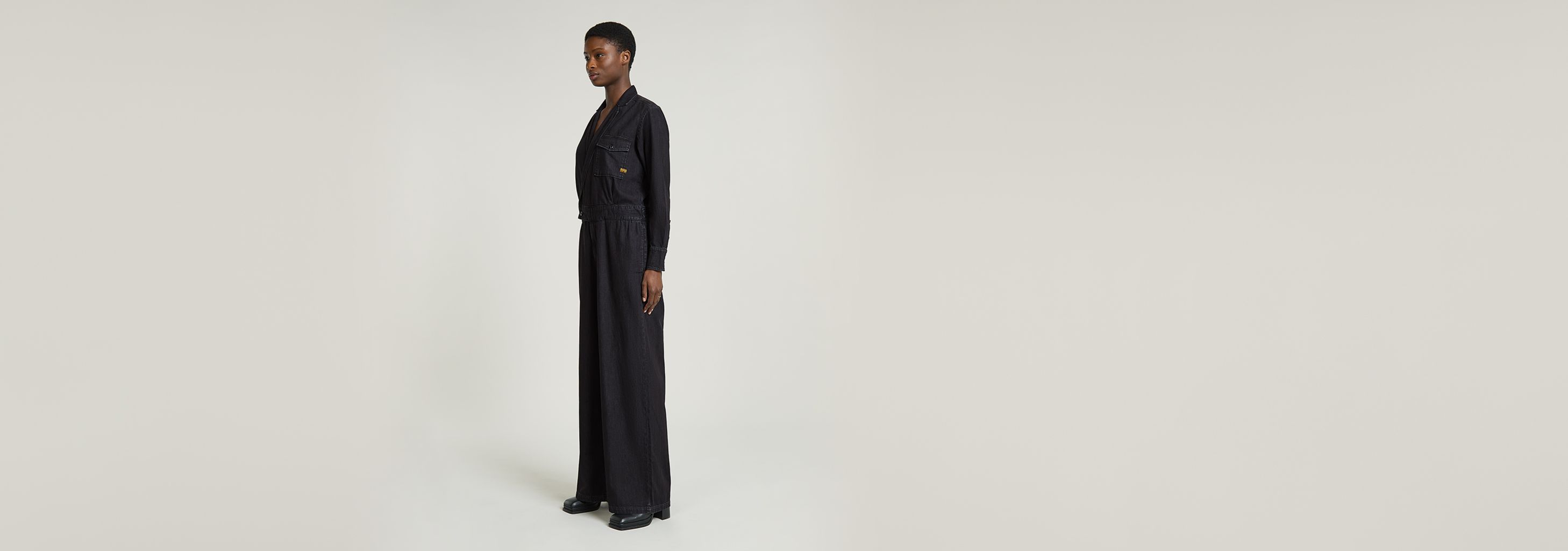 送料込★G-Star★Tailored Wrap つなぎ Tailored Wrap Jumpsuit | Black | G-STAR® US