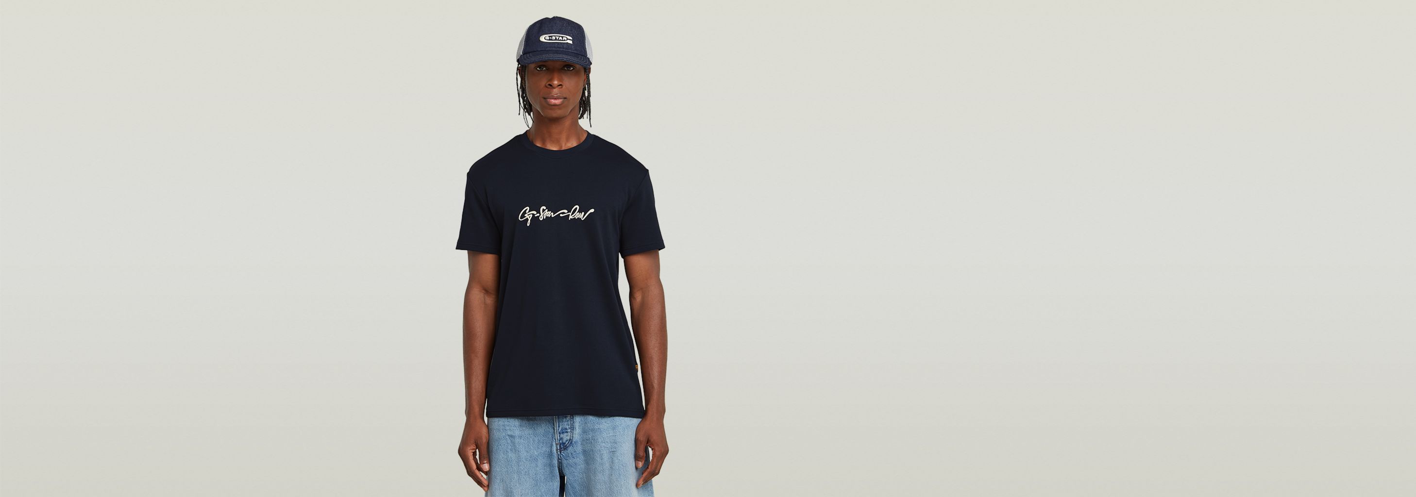 送料込★G-Star★G-Script R T Tシャツ G-Script T-Shirt | White | G-STAR® US