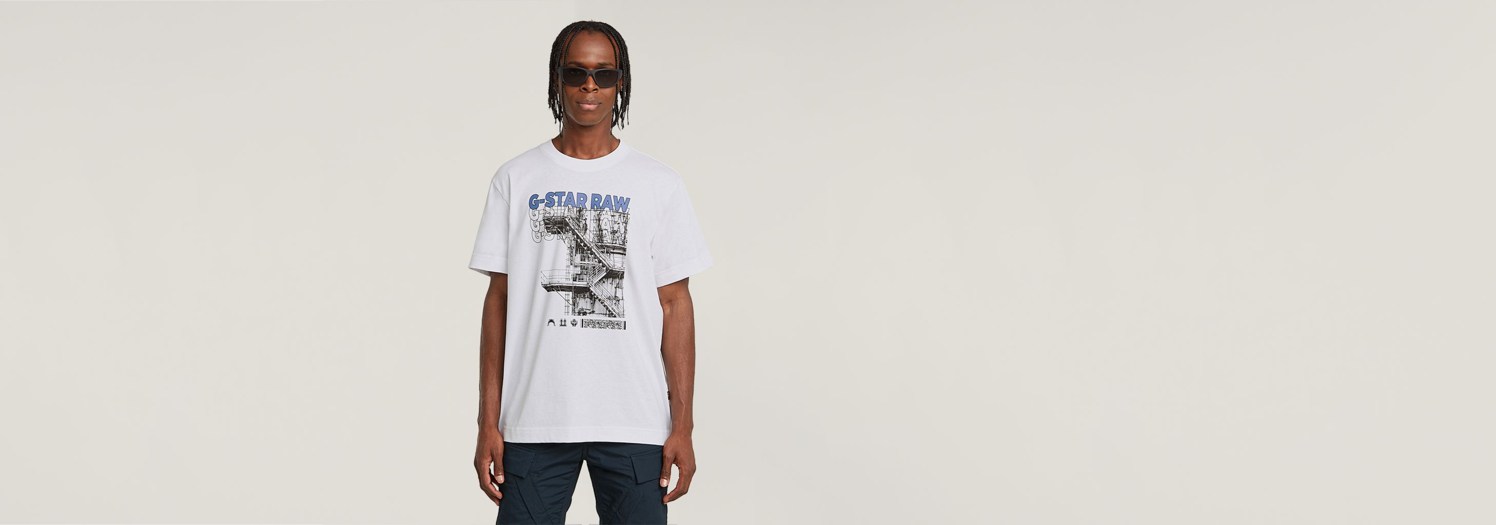 Stairs Graphic Loose T-Shirt
