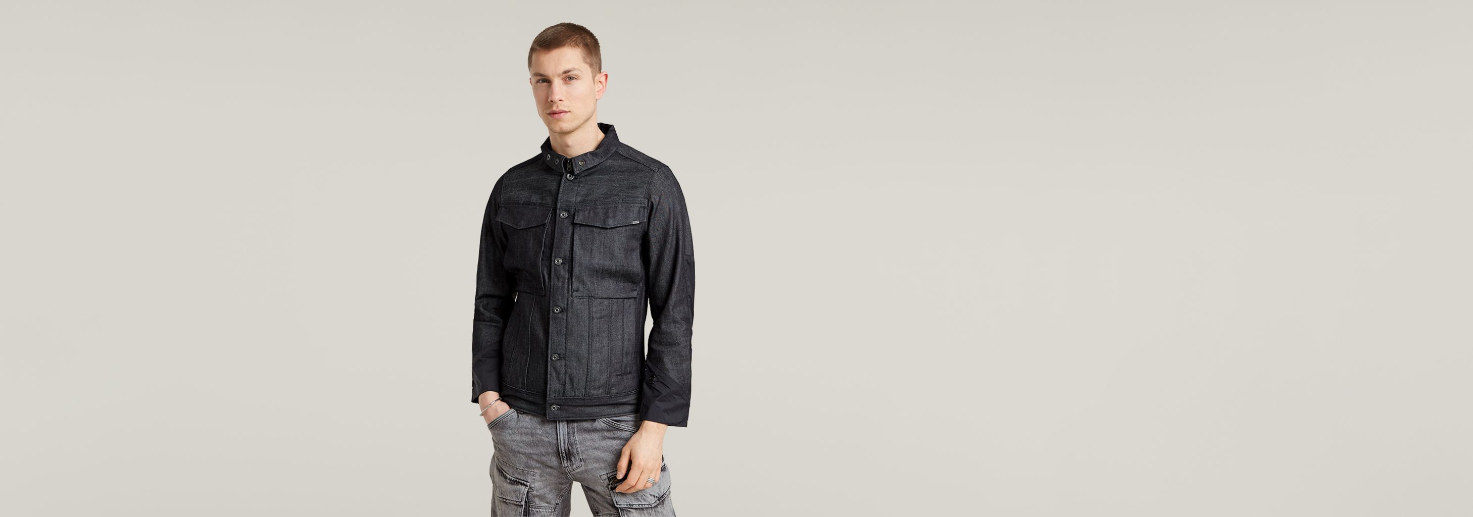 Vodan PM 3D Slim Jacket | Dark blue | G-STAR® US